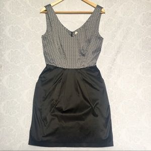 As U Wish Silky Dress Black + White 9
